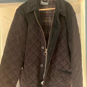 Barbour vintage Country Quilt jacket XXL Black
